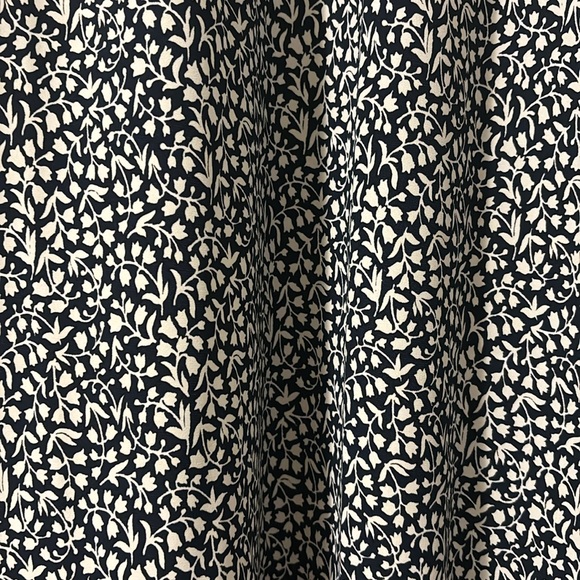 J. Crew Navy Floral Midi Dress - Picture 2 of 3